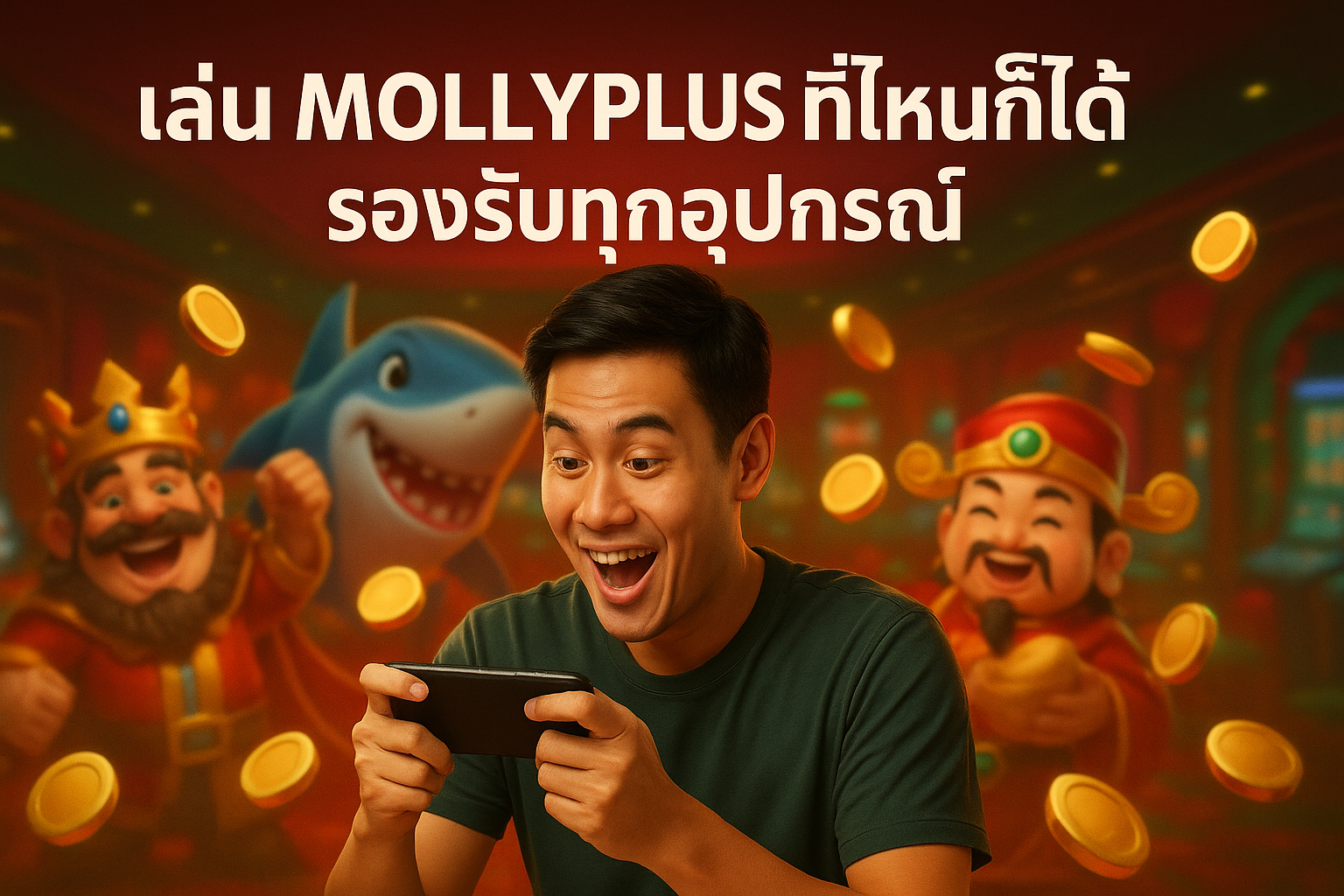 เล่น MOLLYPLUS ที่ไหนก็ได้ รองรับทุกอุปกรณ์