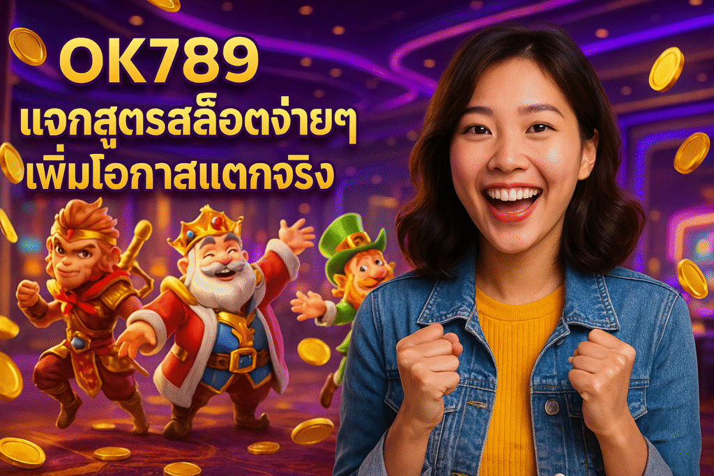 OK789 แจกสูตรสล็อตง่ายๆ เพิ่มโอกาสแตกจริง