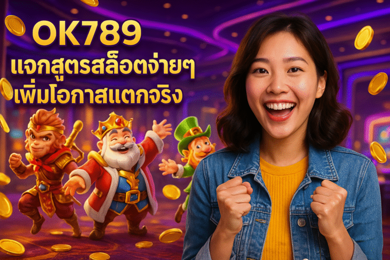 OK789 แจกสูตรสล็อตง่ายๆ เพิ่มโอกาสแตกจริง